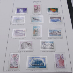 Collection timbres de France 1970-1989 neufs en album Yvert.