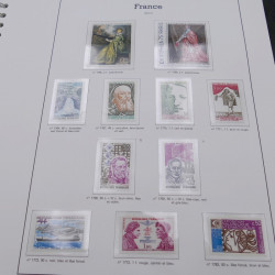 Collection timbres de France 1970-1989 neufs en album Yvert.