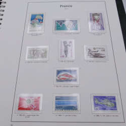 Collection timbres de France 1970-1989 neufs en album Yvert.