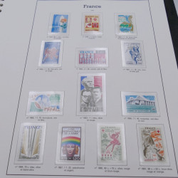 Collection timbres de France 1970-1989 neufs en album Yvert.