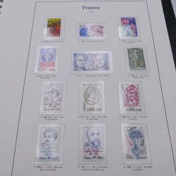 Collection timbres de France 1970-1989 neufs en album Yvert.