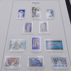 Collection timbres de France 1970-1989 neufs en album Yvert.
