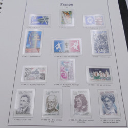 Collection timbres de France 1970-1989 neufs en album Yvert.