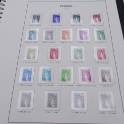 Collection timbres de France 1970-1989 neufs en album Yvert.