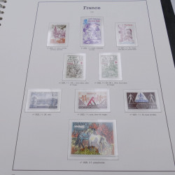 Collection timbres de France 1970-1989 neufs en album Yvert.