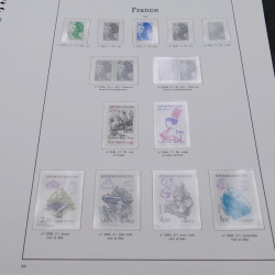 Collection timbres de France 1970-1989 neufs en album Yvert.