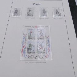 Collection timbres de France 1970-1989 neufs en album Yvert.