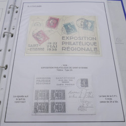 Collection entiers commémoratifs TSC de France 1926-1937. R