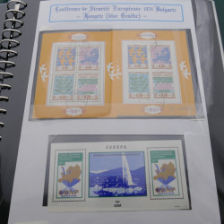 Collection timbres thématiques Idées européennes en 5 albums.