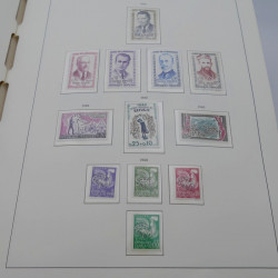 Collection timbres de France neufs** 1960-1989 en album Leuchtturm.