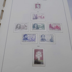 Collection timbres de France neufs** 1960-1989 en album Leuchtturm.