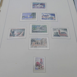 Collection timbres de France neufs** 1960-1989 en album Leuchtturm.