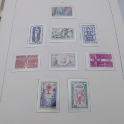 Collection timbres de France neufs** 1960-1989 en album Leuchtturm.