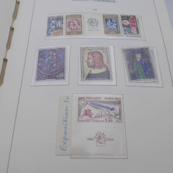 Collection timbres de France neufs** 1960-1989 en album Leuchtturm.