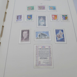 Collection timbres de France neufs** 1960-1989 en album Leuchtturm.