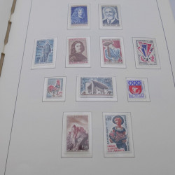 Collection timbres de France neufs** 1960-1989 en album Leuchtturm.