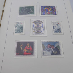 Collection timbres de France neufs** 1960-1989 en album Leuchtturm.