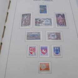 Collection timbres de France neufs** 1960-1989 en album Leuchtturm.