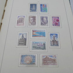 Collection timbres de France neufs** 1960-1989 en album Leuchtturm.