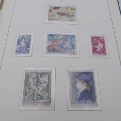 Collection timbres de France neufs** 1960-1989 en album Leuchtturm.