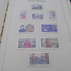 Collection timbres de France neufs** 1960-1989 en album Leuchtturm.