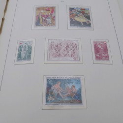 Collection timbres de France neufs** 1960-1989 en album Leuchtturm.