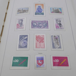 Collection timbres de France neufs** 1960-1989 en album Leuchtturm.