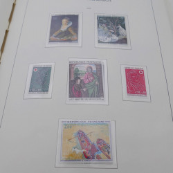 Collection timbres de France neufs** 1960-1989 en album Leuchtturm.