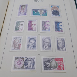 Collection timbres de France neufs** 1960-1989 en album Leuchtturm.