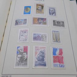 Collection timbres de France neufs** 1960-1989 en album Leuchtturm.