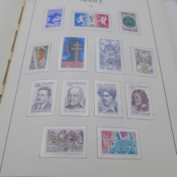 Collection timbres de France neufs** 1960-1989 en album Leuchtturm.