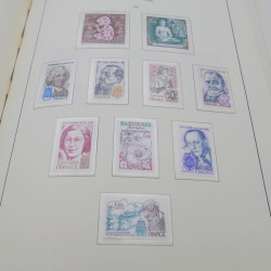 Collection timbres de France neufs** 1960-1989 en album Leuchtturm.