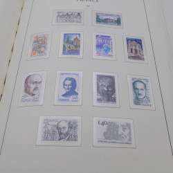 Collection timbres de France neufs** 1960-1989 en album Leuchtturm.