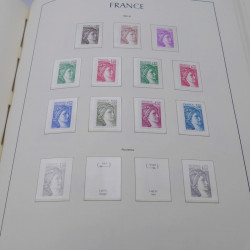 Collection timbres de France neufs** 1960-1989 en album Leuchtturm.