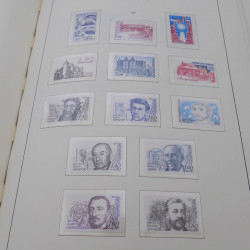 Collection timbres de France neufs** 1960-1989 en album Leuchtturm.