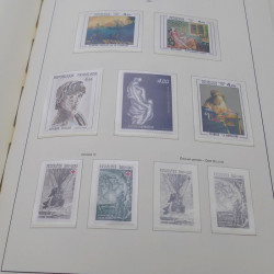 Collection timbres de France neufs** 1960-1989 en album Leuchtturm.