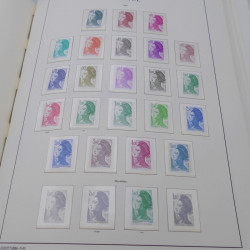 Collection timbres de France neufs** 1960-1989 en album Leuchtturm.