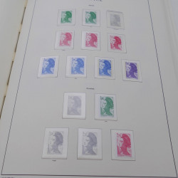 Collection timbres de France neufs** 1960-1989 en album Leuchtturm.