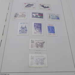 Collection timbres de France neufs** 1960-1989 en album Leuchtturm.