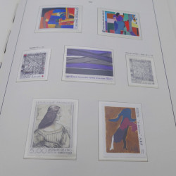 Collection timbres de France neufs** 1960-1989 en album Leuchtturm.