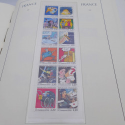 Collection timbres de France neufs** 1960-1989 en album Leuchtturm.