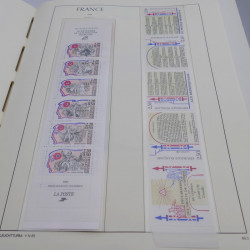 Collection timbres de France neufs** 1960-1989 en album Leuchtturm.