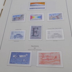 Collection timbres de France neufs** 1960-1989 en album Leuchtturm.