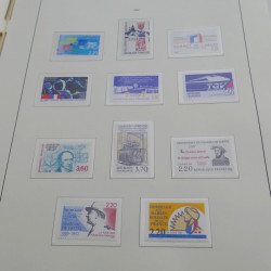 Collection timbres de France neufs** 1960-1989 en album Leuchtturm.