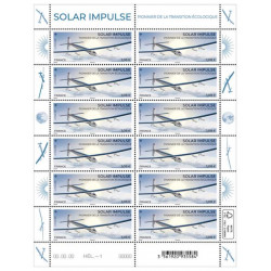 Timbre Solar Impulse en feuillet de France N°F30 neuf**.