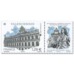 Timbre Congrès de la F.F.A.P. en feuillet de France N°F41 neuf**.