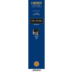 Bandes Klemmfix double soudure 210 x 42 mm pour timbres-poste.