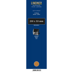 Bandes Klemmfix double soudure 210 x 53 mm pour timbres-poste.