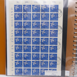 Collection feuillets de timbres Europa 1960-1999 en 13 albums.