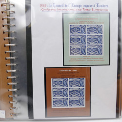 Collection feuillets de timbres Europa 1960-1999 en 13 albums.